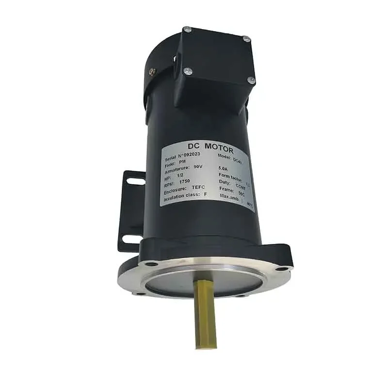 Hot sales  90V/180V, 12V/24V 3/4  1750RPM dc motor