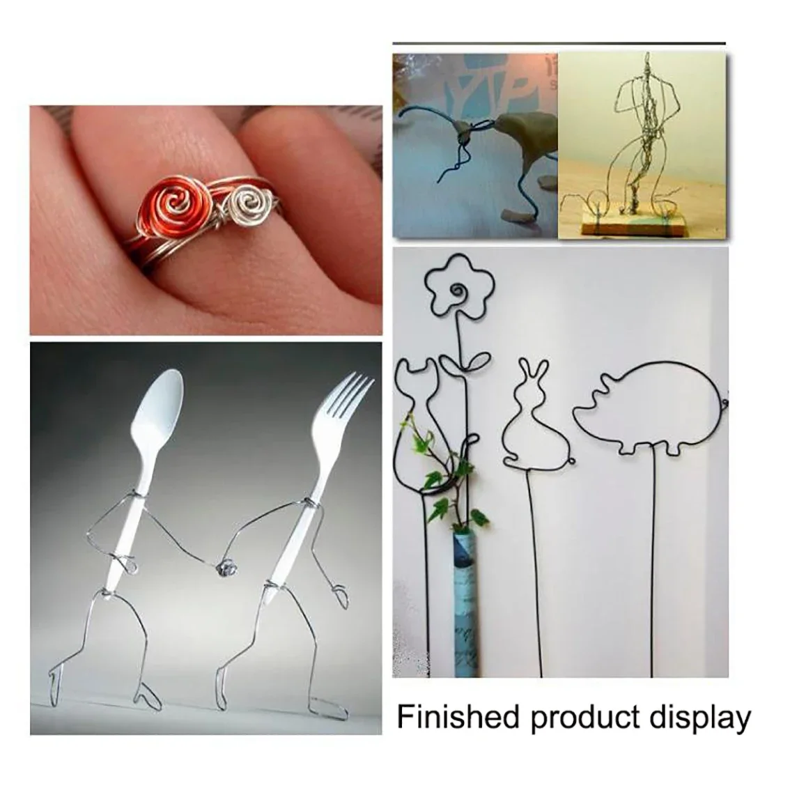 10 Meter/Rollen 0,8/0,95/1,2/1,4 mm verzinkter Eisendraht, handgefertigt, DIY-Modell, Material, Handwerk, Dekoration, Herstellung von Teilen