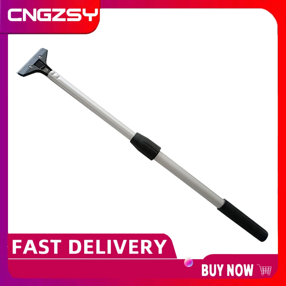 Extra Long Retractable Scraper Safety Bulldozer Blade Extendable Cleaning Supplies Spatula Razor Squeegee E48