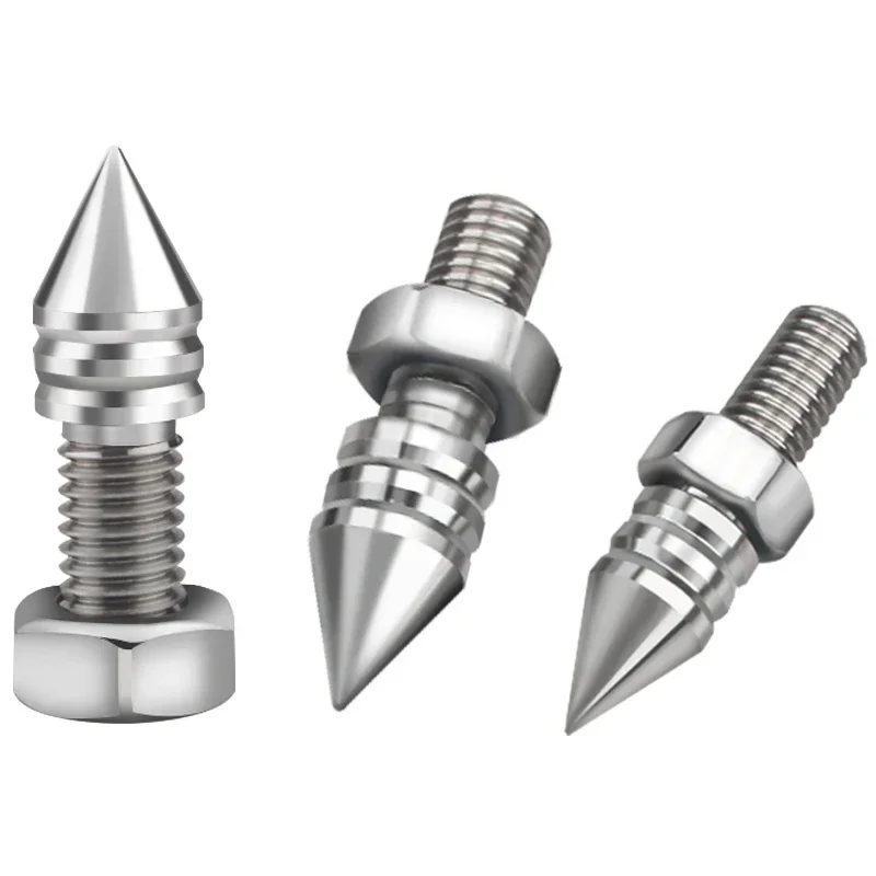 AMPLIFICADOR DE CD de acero inoxidable para Audio HiFi, soporte para máquina de altavoces, almohadilla para uñas, 4 Uds.