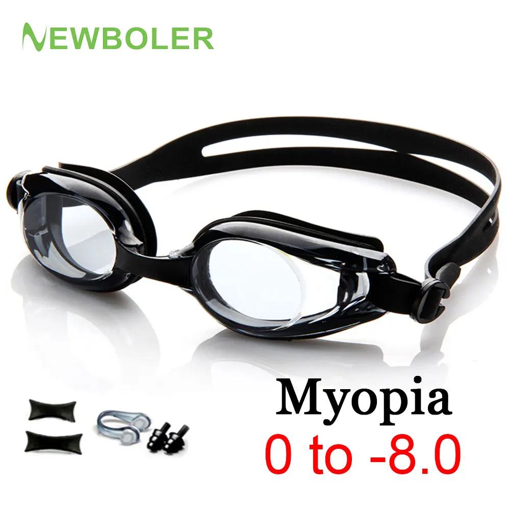 Swimming Goggles Myopia Professional Anti-fog UV Swimming Glasses Men Women Silicone Diopters Swim Sports Eyewear