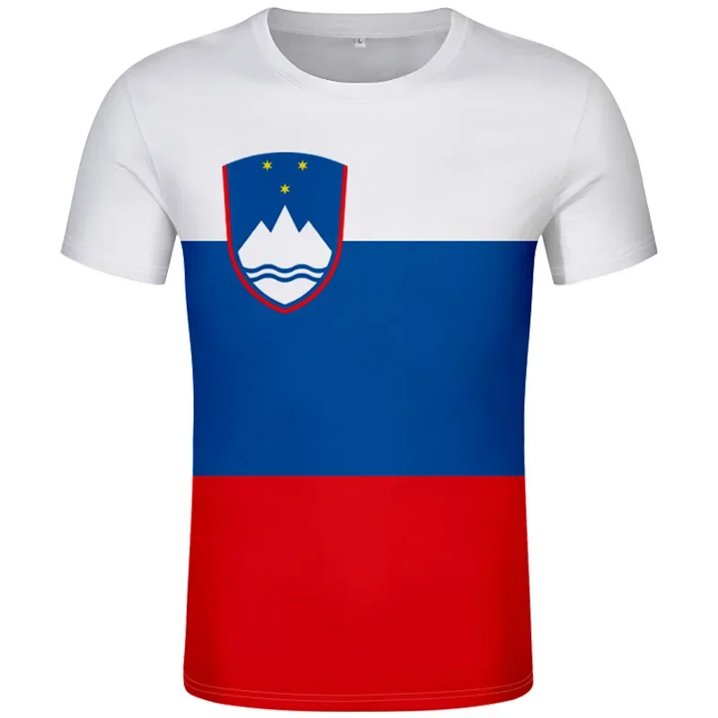 Slovenia T Shirt Diy Free Custom Name Number Slovenija Svn T-shirt Nation Flag Si Slovene Slovenian Country Print Photo Clothing