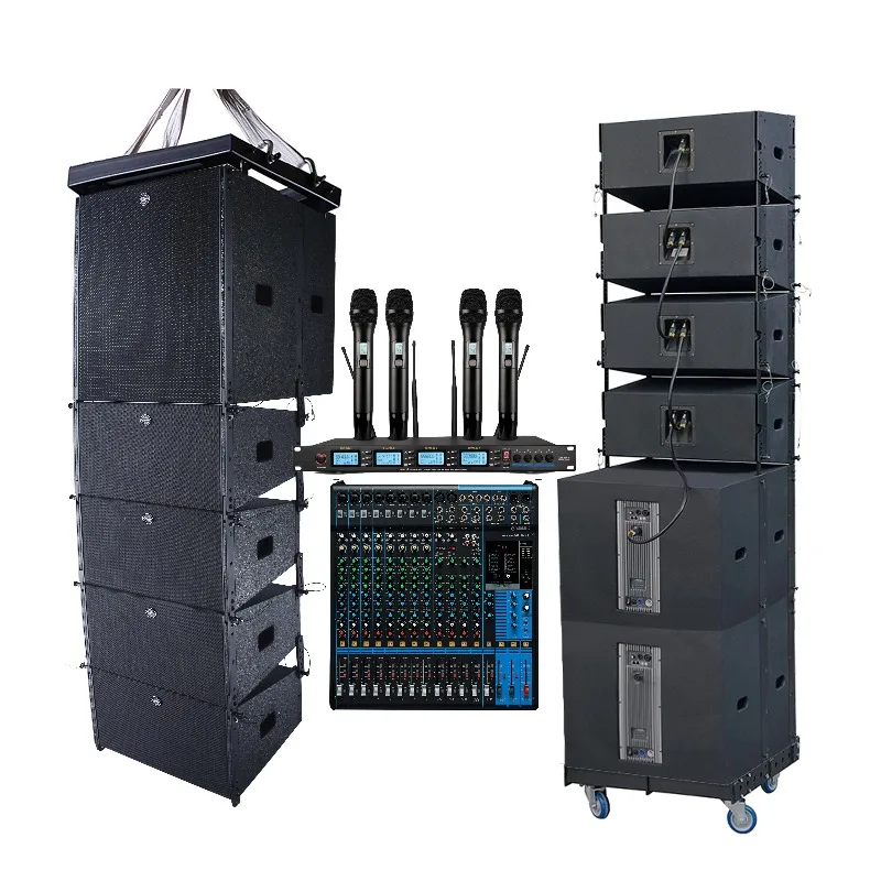 

New Arrival Line Array Professional Wedding Conference Hall Active Line Array Speaker