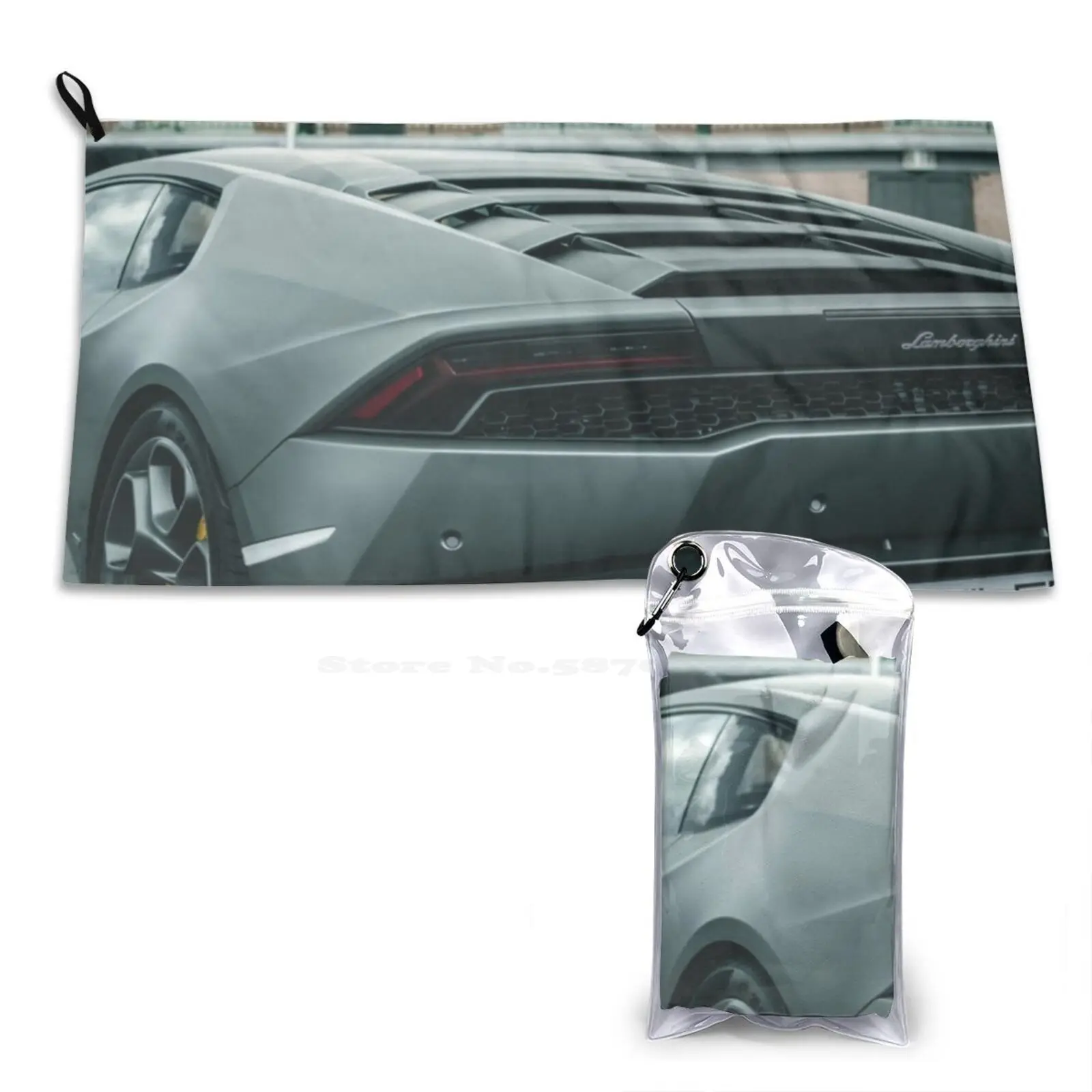 Huracán Personalized Soft Towel Home Outdoor Pilot Lambo Huracán Gt3 Super Trofeo Race Le Mans Jarama Madrid Germany Racing