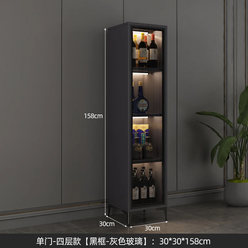 Congelafor Liquor Glass Cabinet Mounted Corner Luxury Storage Refrigerator Cabinet Vitrinas Expositoras Wine Cabinet Furniture