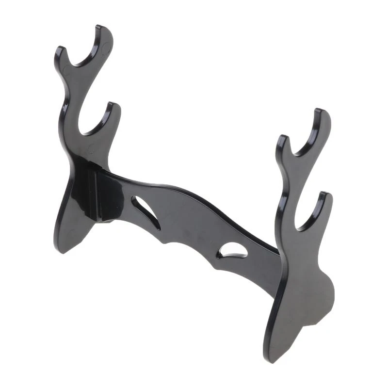 Y1AD Double couches Affichage support support en plastique Rack support présentation détachable