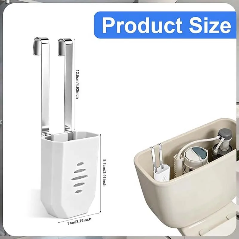 1Pcs Toilet Tablet Holder Toilet Tank Bracket Hook Holder - Toilet Solid Dispenser Tank Replacement Part | Plastic, Contemporary