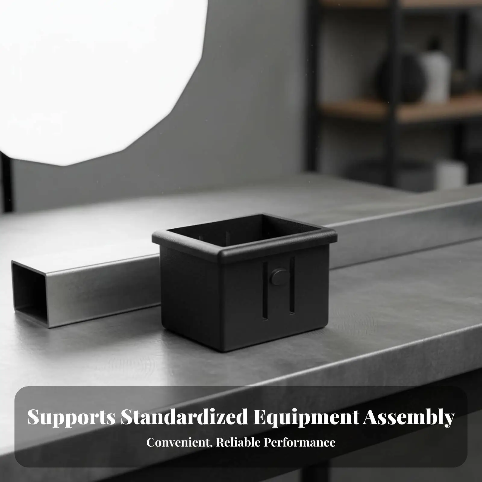 PP Material Fitness Sleeve Reducer Insert for Square Round Tube Gym Equipment Machinery Anti Friction