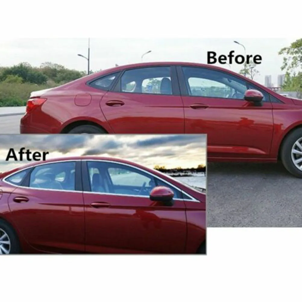 

15Mx15mm Chrome Decorative Strips Protect Strip Sealing Waterproof Anti Aging UV Resistance Easy Installation Guards Car Door