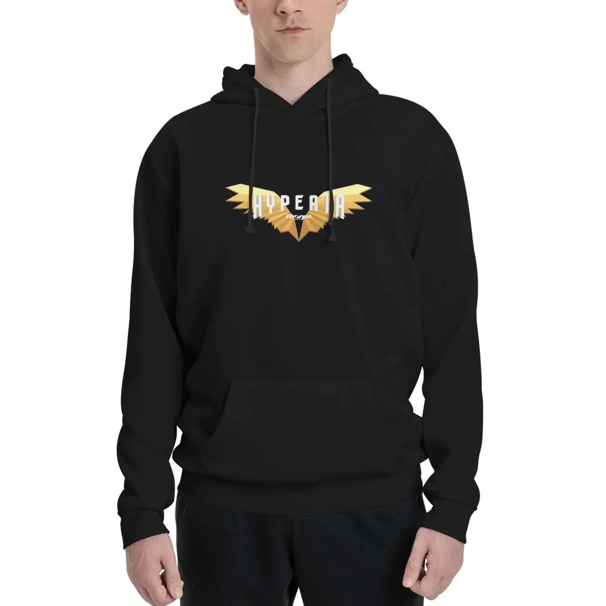Sudaderas con capucha con Logo de Hyperia Thorpe Park, Sudadera con capucha de gran tamaño de Anime, ropa masculina, sudaderas para mujer