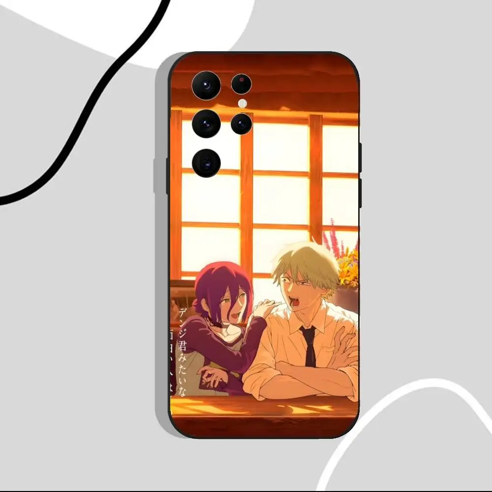 C-Chainsawman Reze Arc Movie Phone Case For Samsung S25,S24 Ultra,S20,S30 plus,S22 plus,S23,S30 Ultra 5G Silicone Black Shell - Image 5