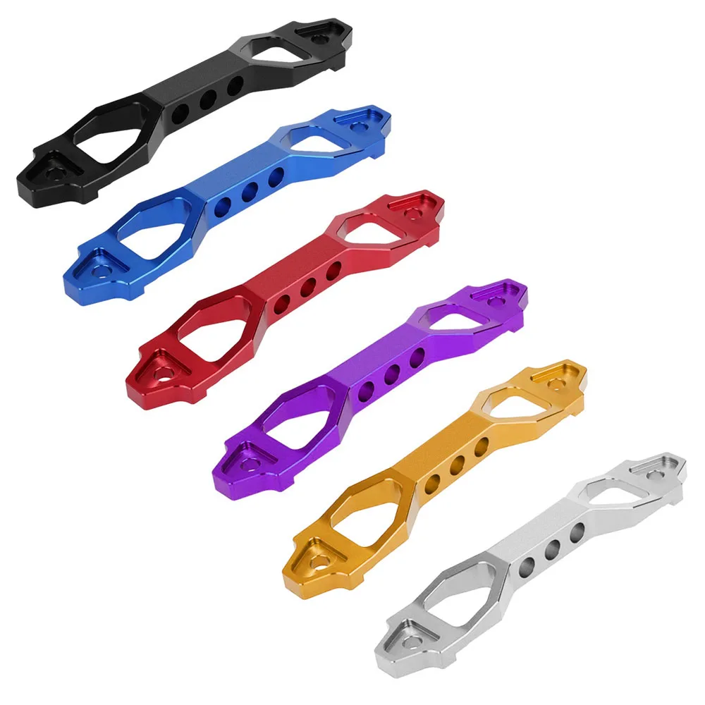 Car Battery Tie Down Mount Bracket Brace Battery Billet Aluminum Fasten Bracket Holder Modification Accessories for Honda Civic