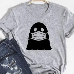 Camiseta estampada feminina estilo rosto de bruxa, camiseta de ação de graças, outono, outono, senhoras 8 principais vendas blusa bruxaria - №2