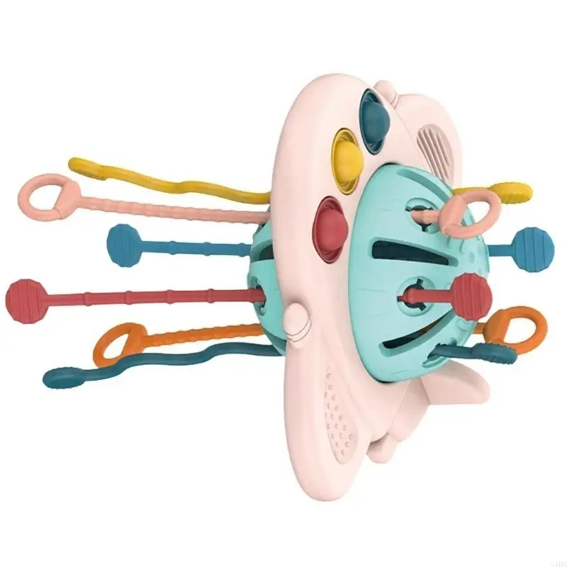 54DA لعبة الطفل الحسية قبضة شكل الطائرات الوليد هدية الطفل لعبة التنمية الحسية #5