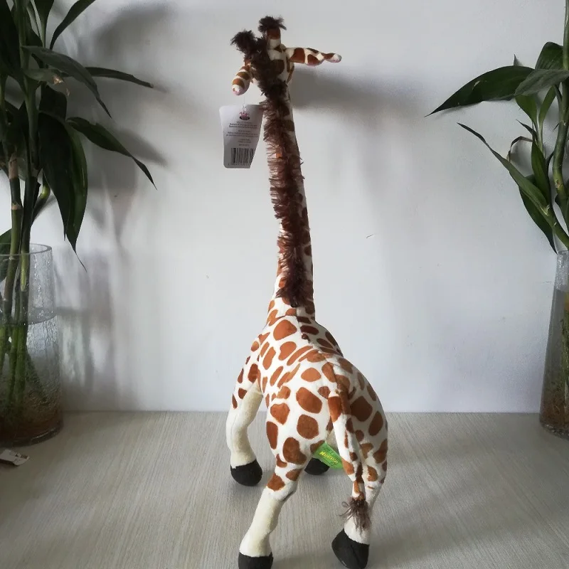 About 45cm Cartoon Giraffe Madagascar Melman Plush Toy Soft Doll Kids Toy Birthday Gift h2637