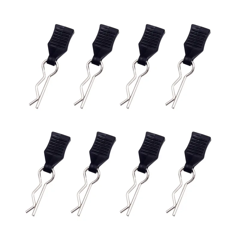 12pcs RC Body Clips 1/7 1/8 1/10 1/12 1/14 1/16 1/18 Metal R Buckles Car Truck Buggy Shell Pins RC Cars RC Boat Parts