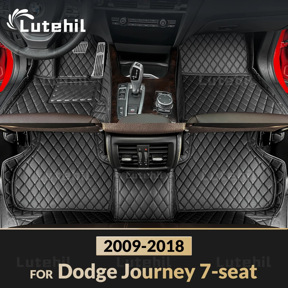 

For Dodge Journey 7-seat 2009 2010 2011 2012 2013 2014 2015 2016 2017 2018 Lutehil Car Floor Mats Auto Foot Pads Accessories