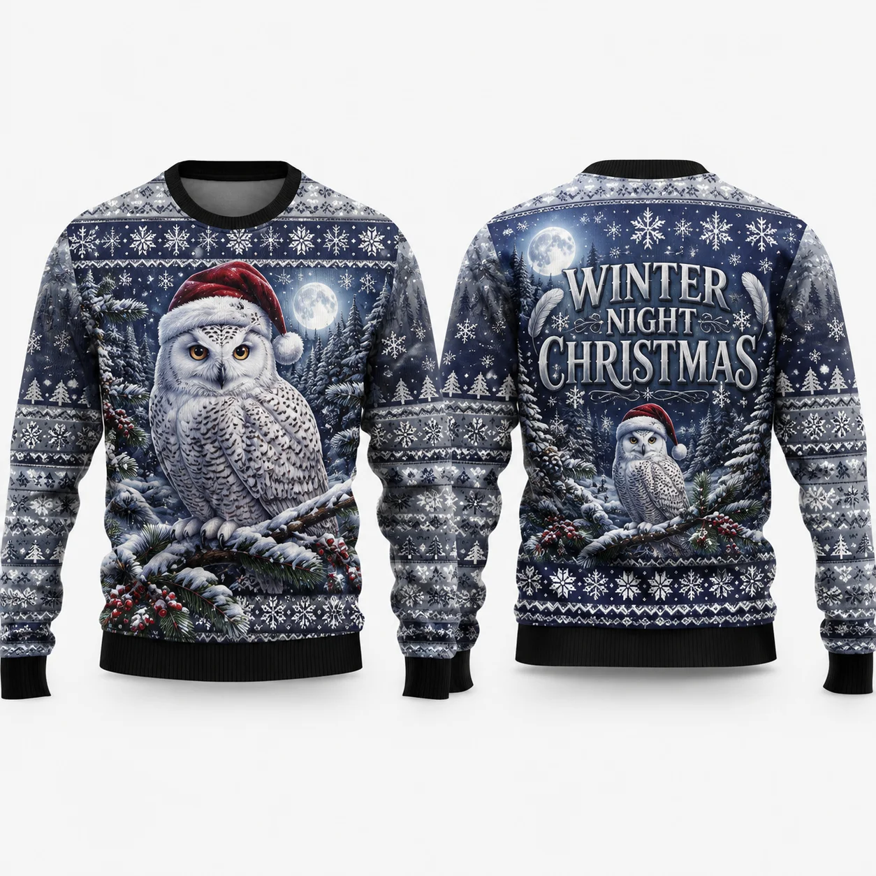 Hot Peace Love Joy Ugly Christmas Sweater, Nativity Scene Holiday Sweaters for Men Women with Starry Christmas Winter Art