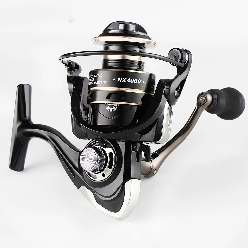 Lightweight Spinning Reel 2000 3000 4000 5000 6000 7000 Coil 5.2:1 Lure Fishing Reels Tackle for Trout Peche Bass Pike Zander