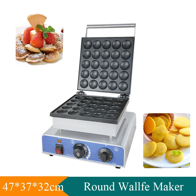 

Commercial 25 Holes Mini Dutch Pancakes Mini Pancake Maker Mini Pancake Poffertje Grill Machine Pancake Machine Dorayaki Waffle