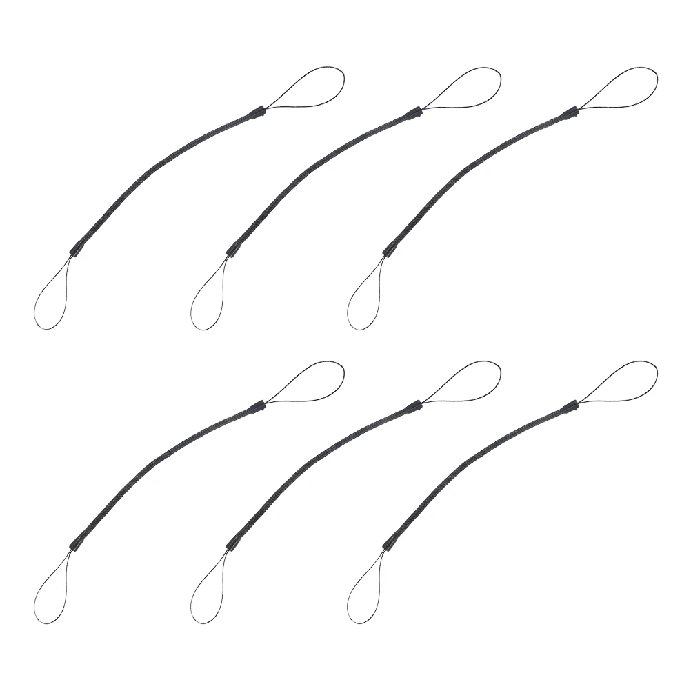 

6 Pcs Phone Stylus Tether For Drawing Pen Lanyard Spring Anti-lost Rope Retractable Pen Holder Elastic Touchscreen Pendant