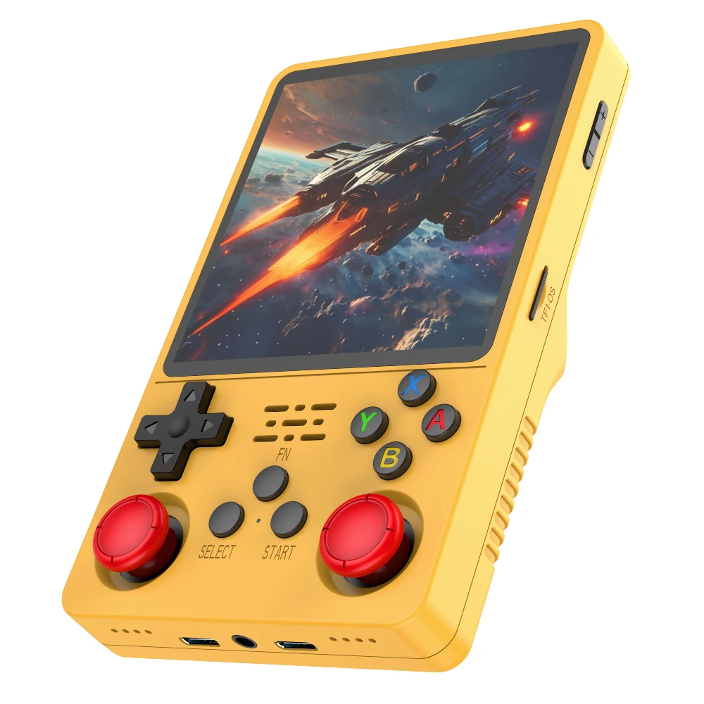 BOYHOM Großbildschirm Linux OS Retro-Spielkonsole R3 6S Plus 4,0-Zoll-IPS-Bildschirm WLAN für Tragbaren Video-Player