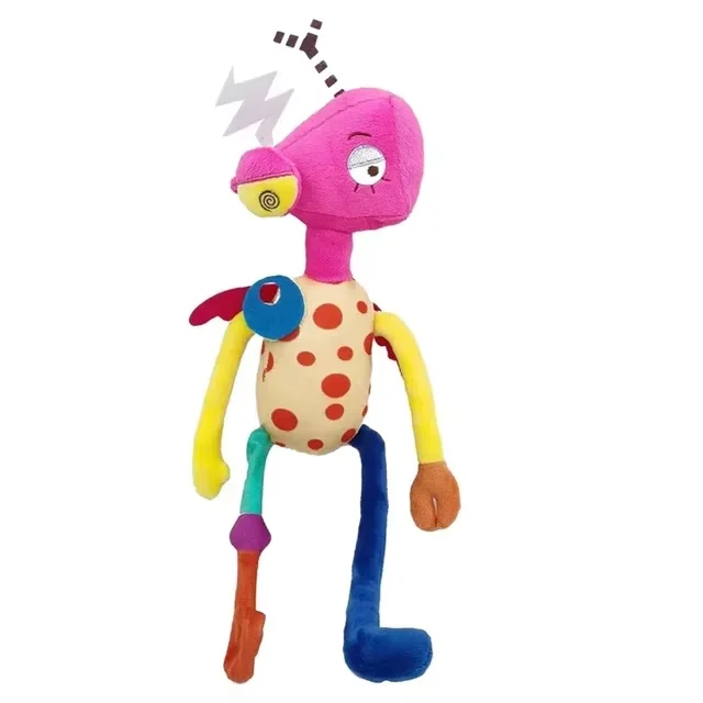 Neu: Der erstaunliche digitale Zirkus – Plüschclown Ragatha Pomni, Cartoon-Jax-Puppe, Joker-Plüsch, weiches Stofftier, Sofa-Dekoration, Weihnachtsgeschenk – Detail 8