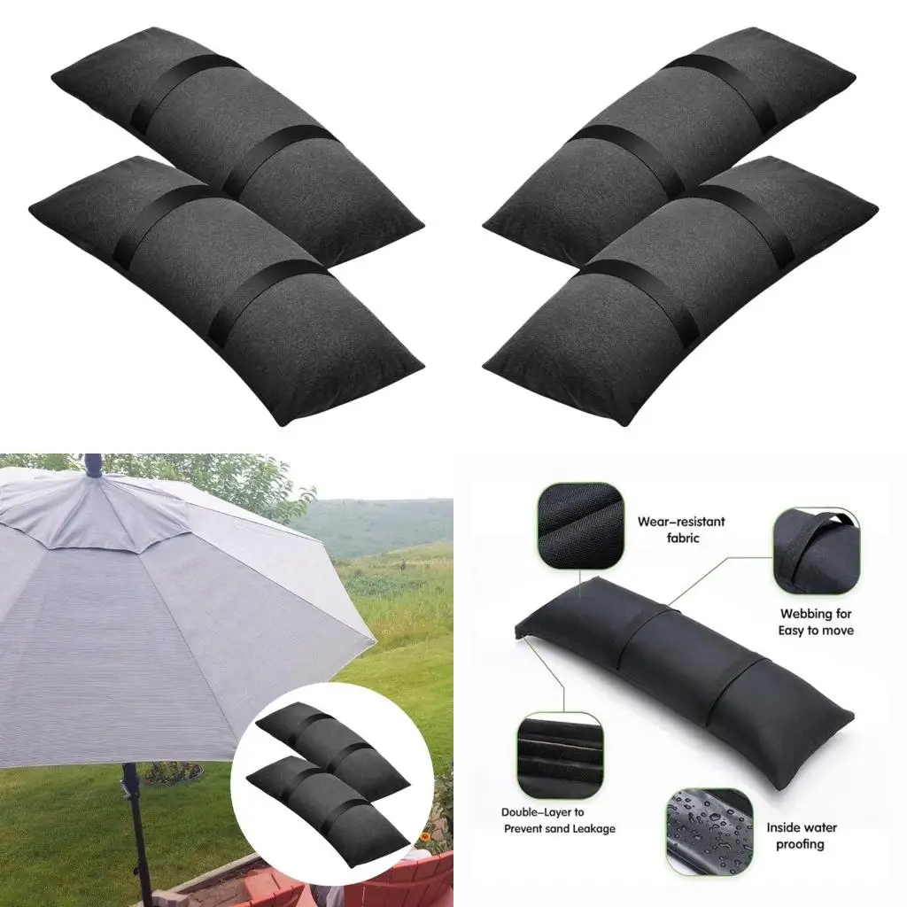 2Pack Fillable Sand Anchors Sandbag Keep Patios Umbrellas Secure in Bad Weather high quality
