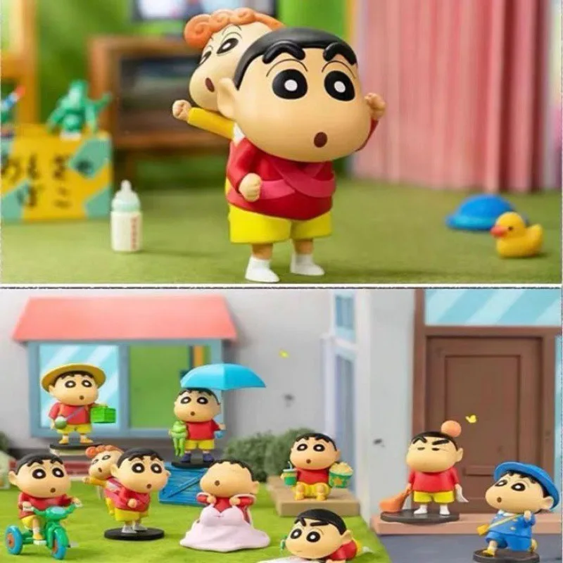 

Anime Blind Mysterious Box for Child Girls Boys Shin-chan Toy Figures Home Kids Bedroom Ornament