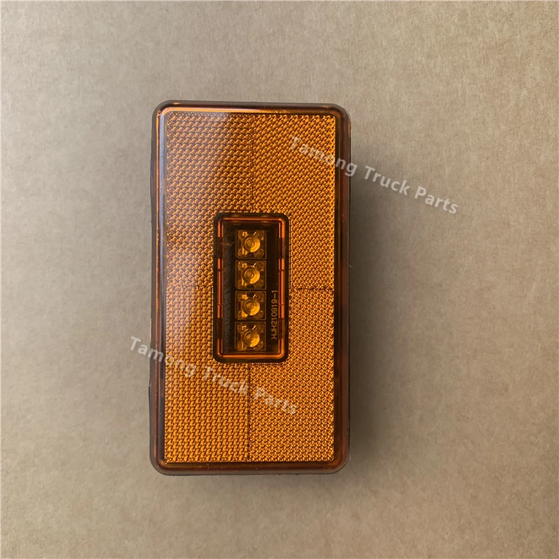 24v 4 LED Side Marker Light Amber Lamp for SCANIA 5 6 Series P R Cabs G T S Series OEM 2052119 with plug option