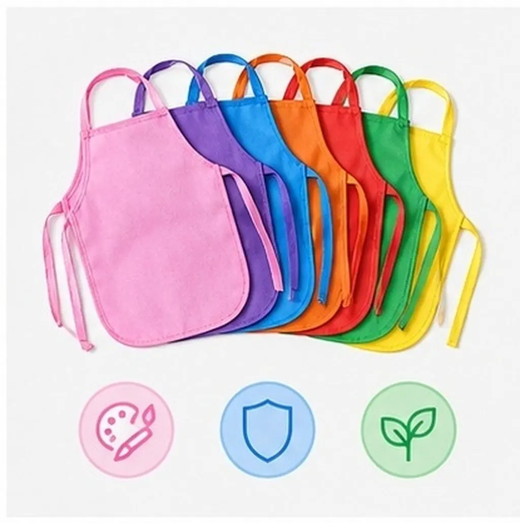 24Pcs 's Art Painting Aprons Comfortable Waterproof Aprons for Crafts Painting and Cooking Apron