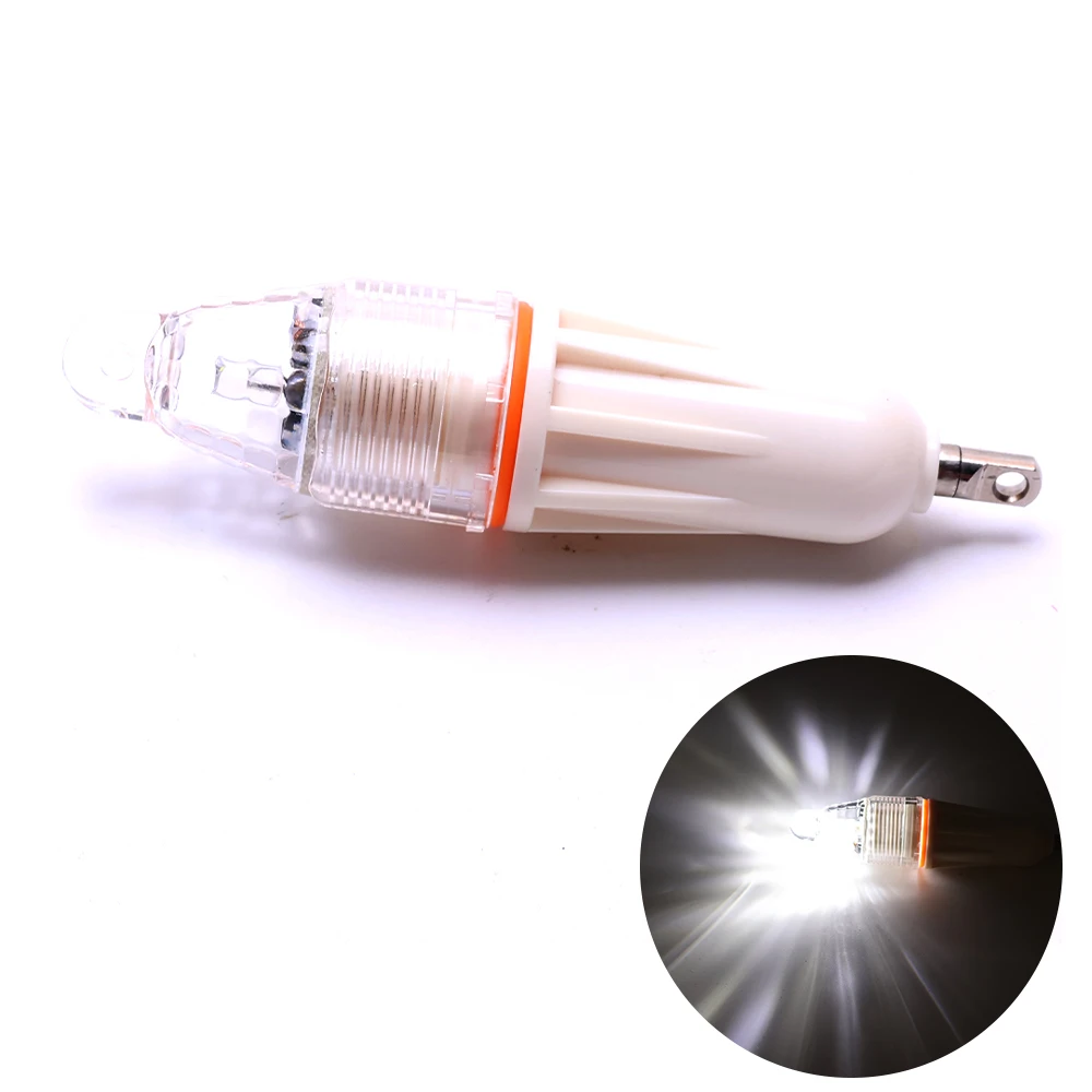 1 Stück LED Unterwasser-Fischköder-Licht, Tiefwasser-Meeresfischerei-Licht, Blinkendes Leuchtlicht, Nachtzeit-Fischanlocklicht – Detail 5