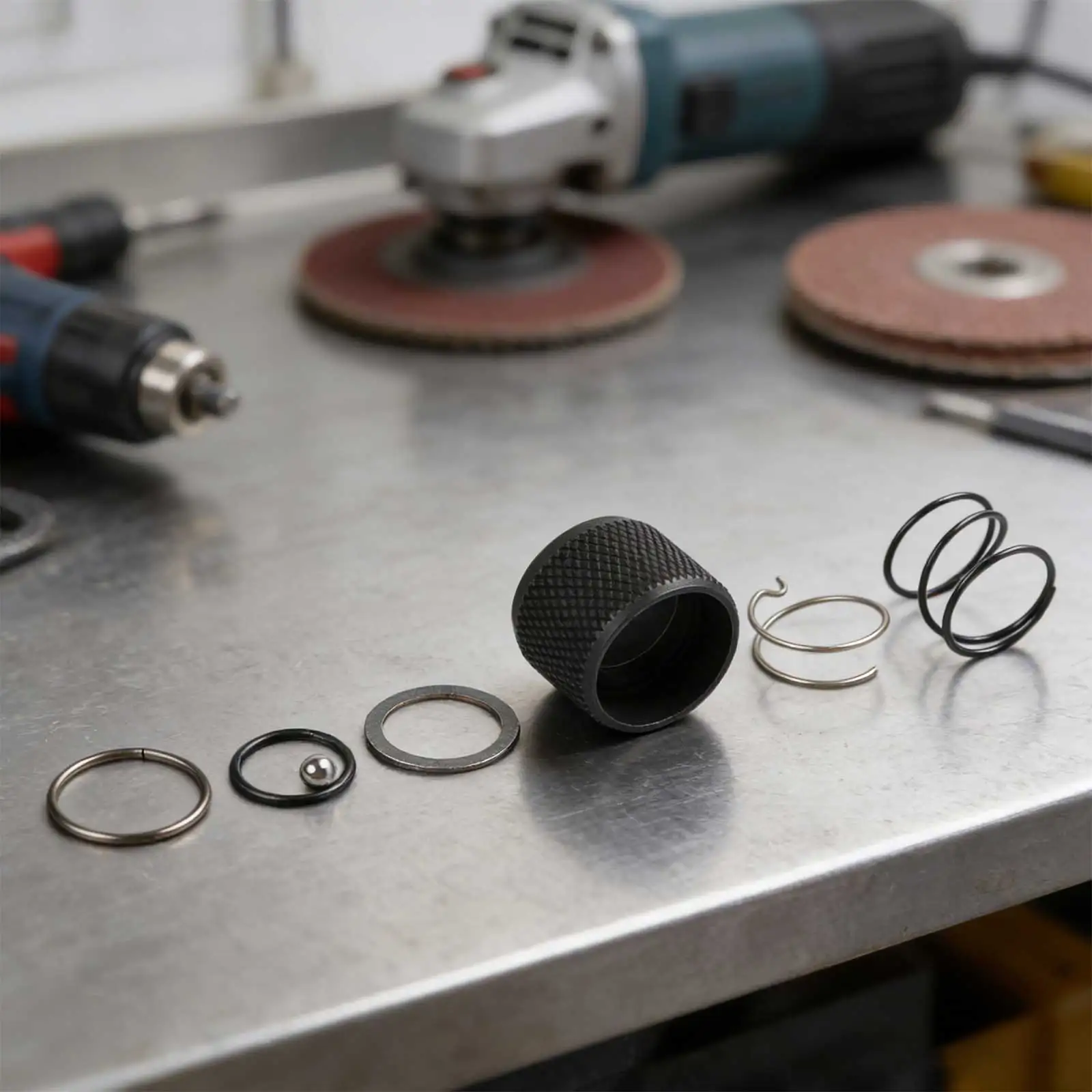 Replacement Bit Holder Chuck Repair Kit 7 Pieces for DCF885 DCF886 For Impact Drivers Used in Routine Tool Servicing