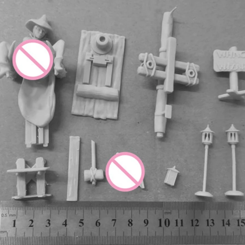 Punished Witch Resin Figures 1/24 Model Kit Unpainted and Unassembled Toys Free Shipping