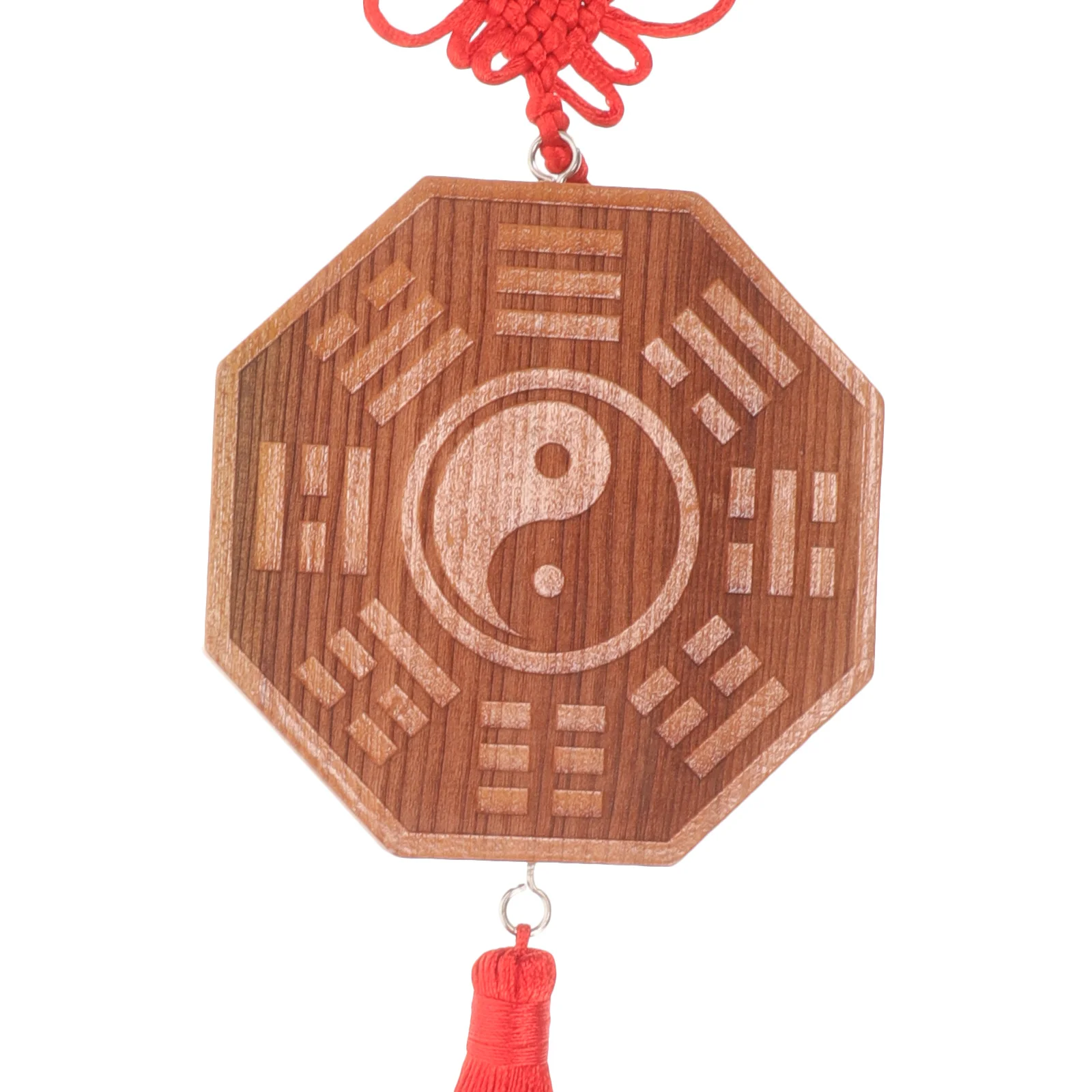 

Carved Hanging Wood Bagua Pendant Thick Wall Farmhouse Home Sign Decor Ornament Farmhouse Wall Decor for Living Room