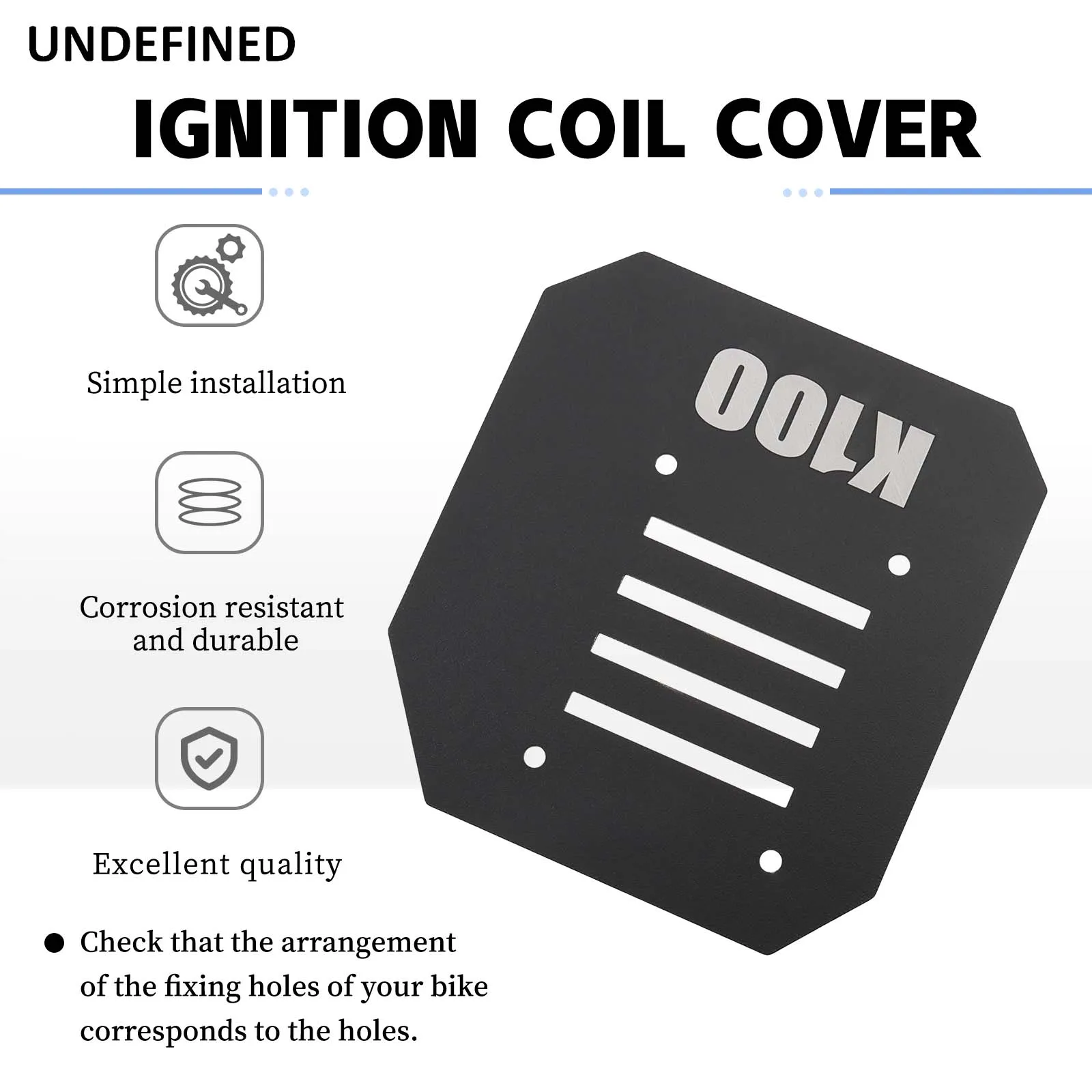 

Black Lgnition Coil Covers Guard Brushed Aluminum Cafe Racer Fit For BMW K100 K75 Motorcycle Accessories