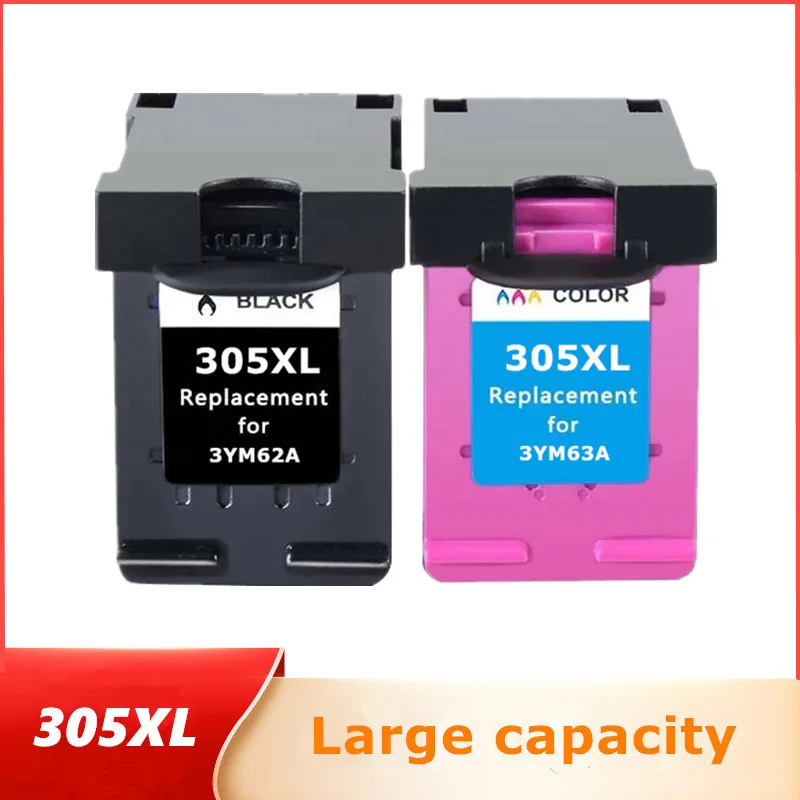 substituicao 305xl cartucho de tinta para hp 305 xl hp305 deskjet 2710 2720 4110 4120 4130 envy 6010 6020 6030 6420 impressora 01