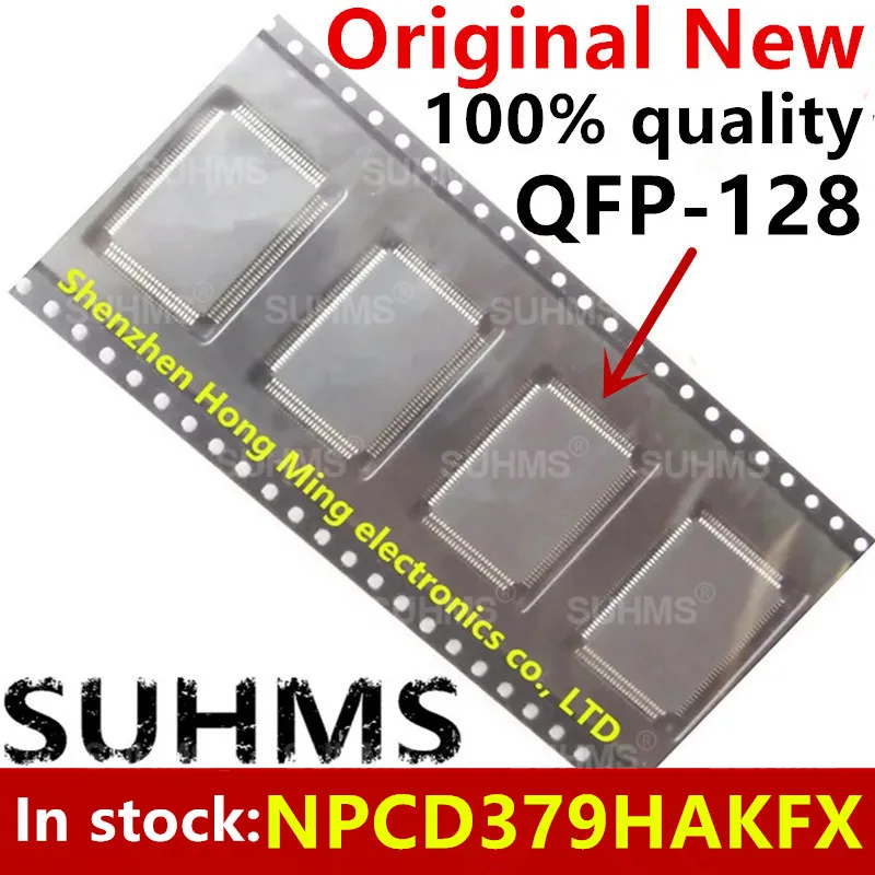 (2piece)100% New NPCD379HAKFX QFP-128