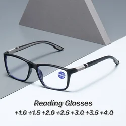 Fashion Sports Eyeglasses New Ultra Light Anti Blue Light Presbyopia Glasses Silicone Anti Slip Intelligent Reading Glasses