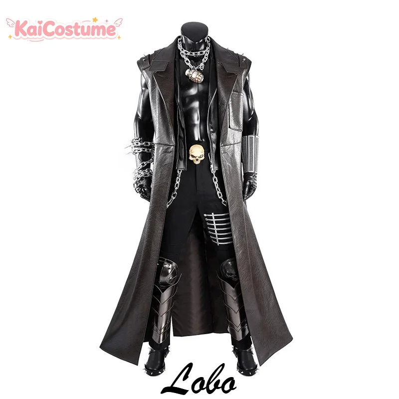 

High Quality Lobo Cosplay Costume Full Set Super Girl Movie Anti-Hero Outfit For Halloween Comic Con Role Play Shooting