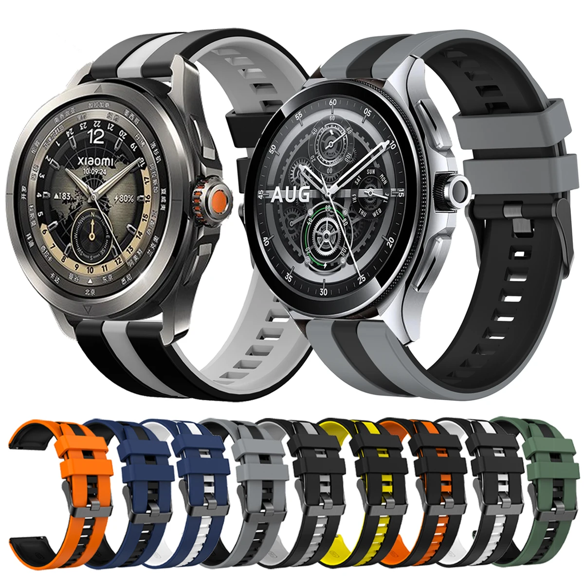 22Mm Silicone Strap… - image