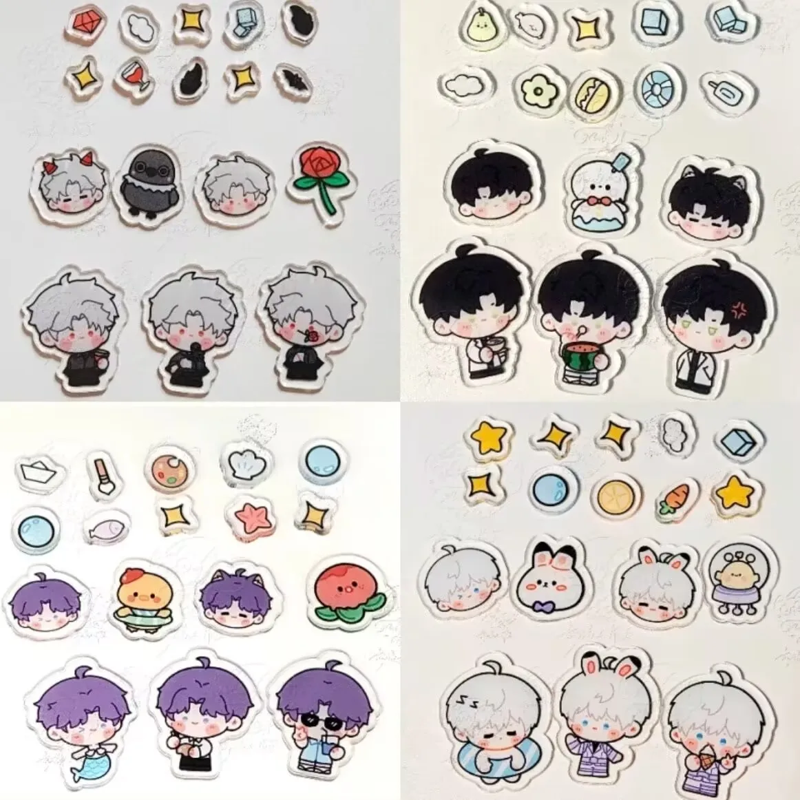 【Любовь и глубокий космос 】 Qi Yu, Li Shen, Shen Xinghui, Qin Che, акриловые листы 1-3 см, аксессуары своими руками для небольших украшений