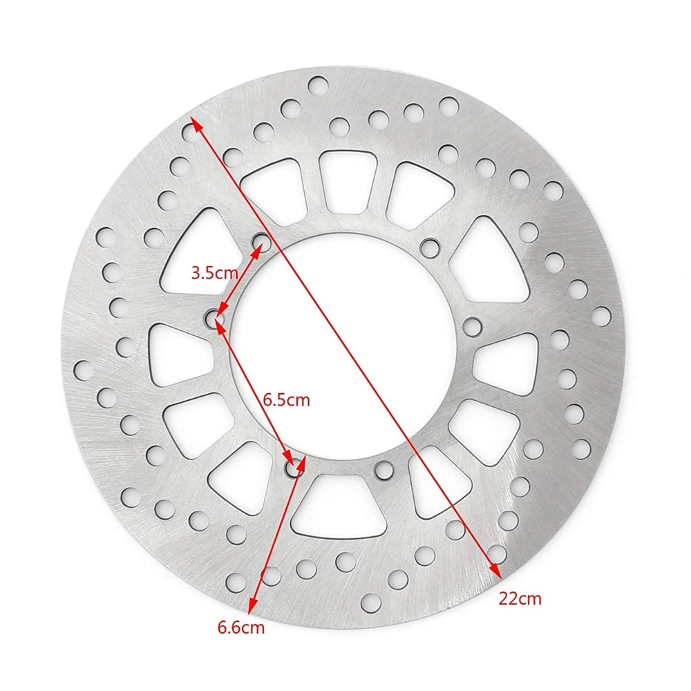 For Yamaha TW200 2001-02 XG250 2004-06 XT225 97-06 DT125 TW125 YZ125 YZ250 DT200 T225 E ST225 YZ490 Front Rotor Brake Disc