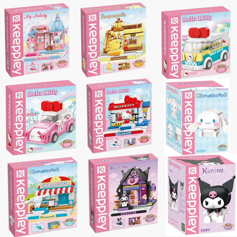 

Keeppley Sanrio Building Blocks Doll Series Desktop Decoration Puzzle Assembling Model Children Toys Birthday Gift