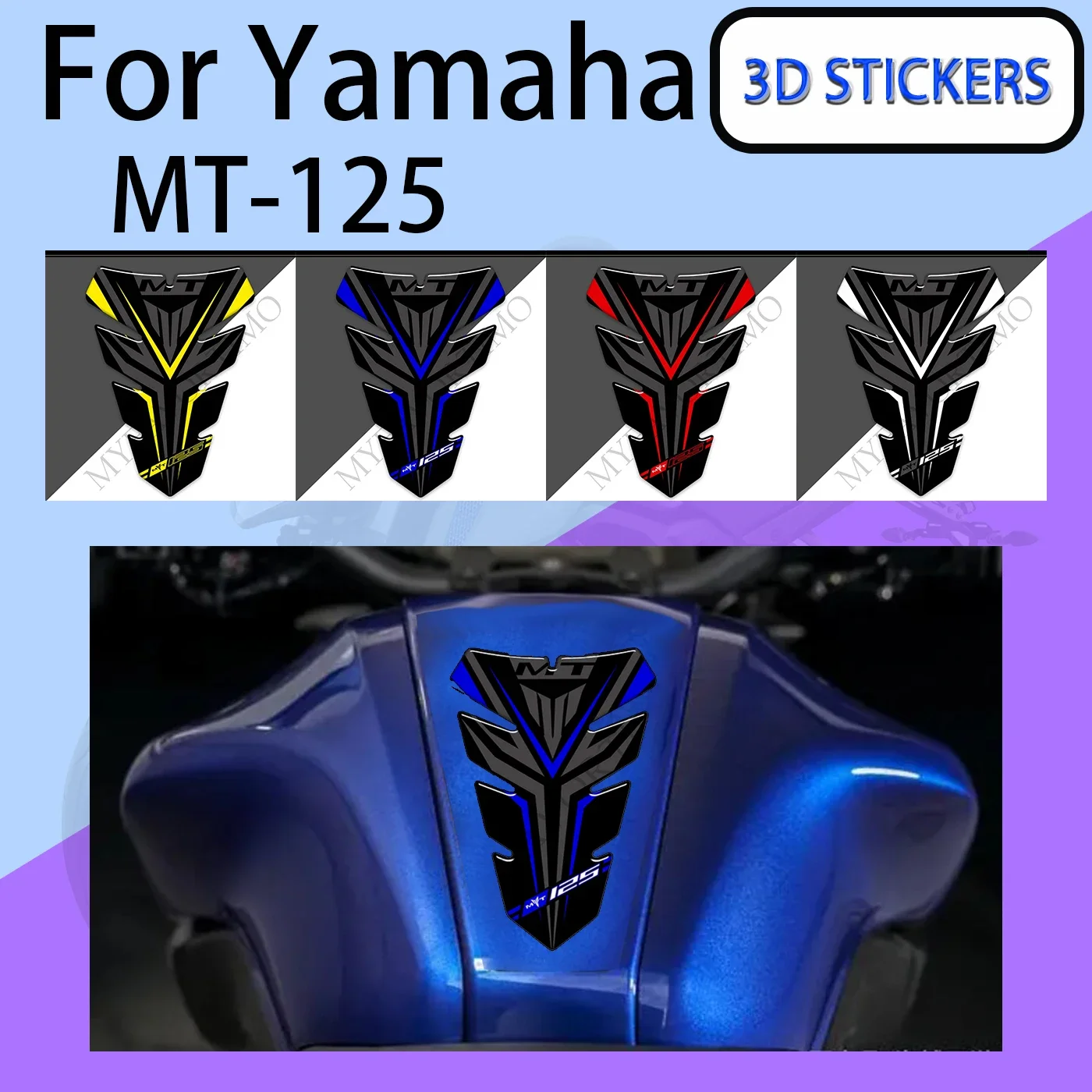 

Fit Yamaha MT125 Decal Stickers Emblem Badge Logo Side Fairing Symbol Protection Motorcycle