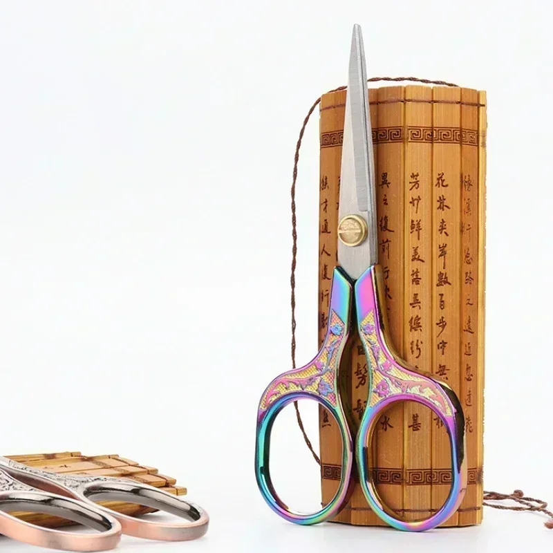 الفولاذ المقاوم للصدأ خمر مقص الخياطة النسيج القاطع مقص التطريز خياط مقص الموضوع مقص أدوات للخياطة المقصات