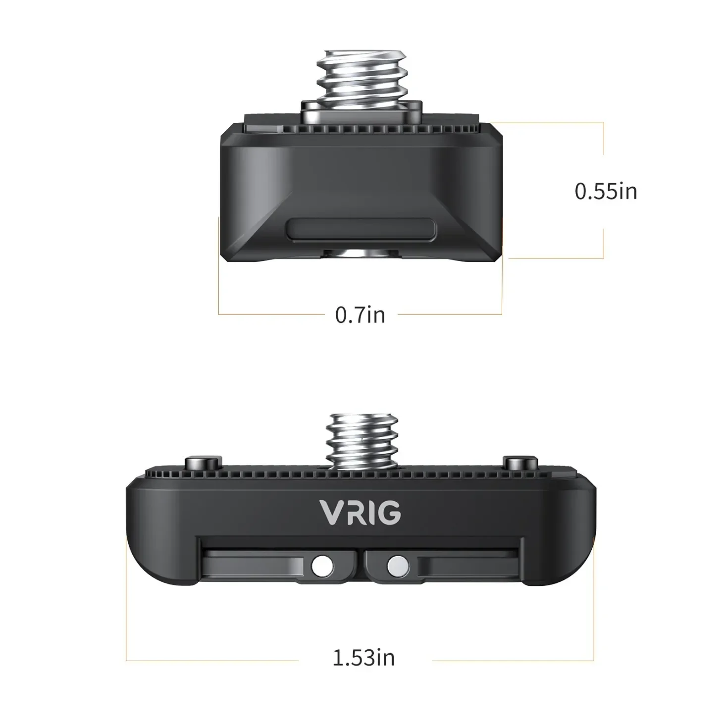 VRIG AC18/ AC19 3-in-1 Magnetic Quick Release Adapter Base Camera Tripod Mount Quick Release Mount Replacement for Insta360 X4