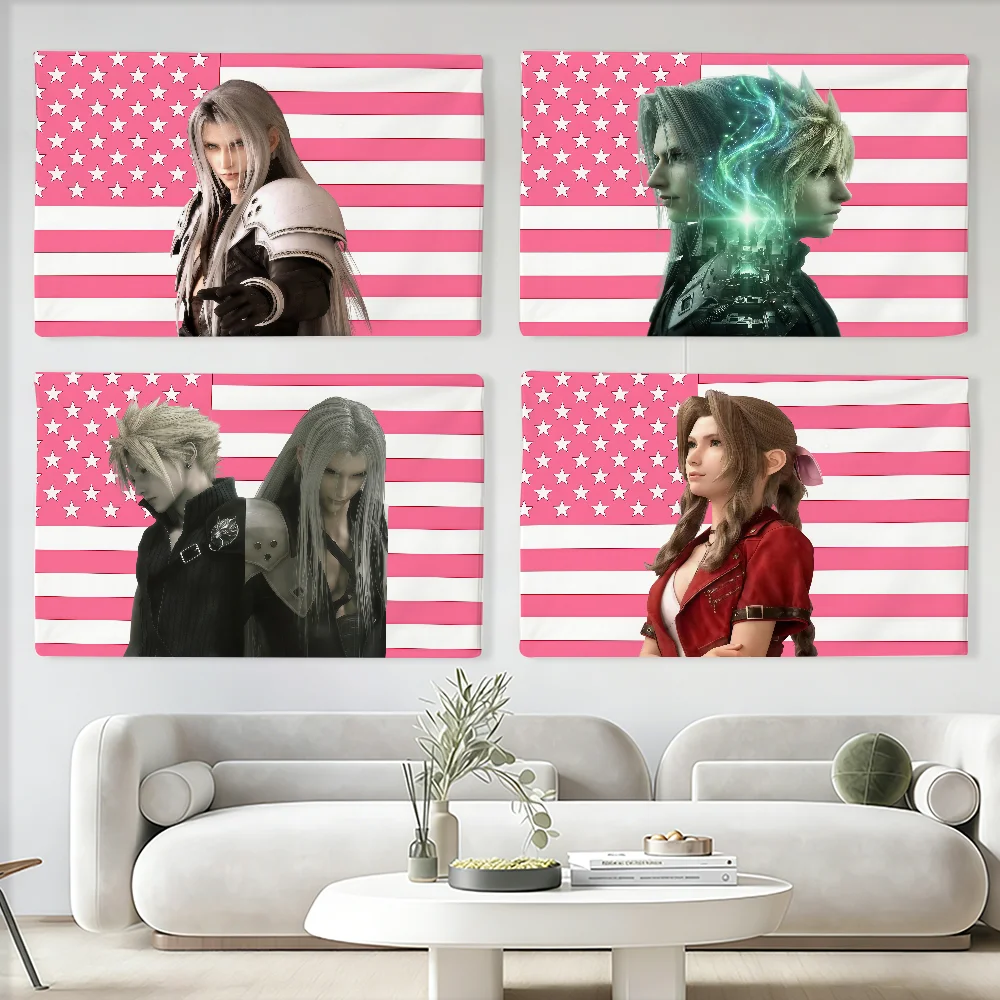 Outdoor Adventure Club - Adventure game F-Final F-Fantasy flag Suitable