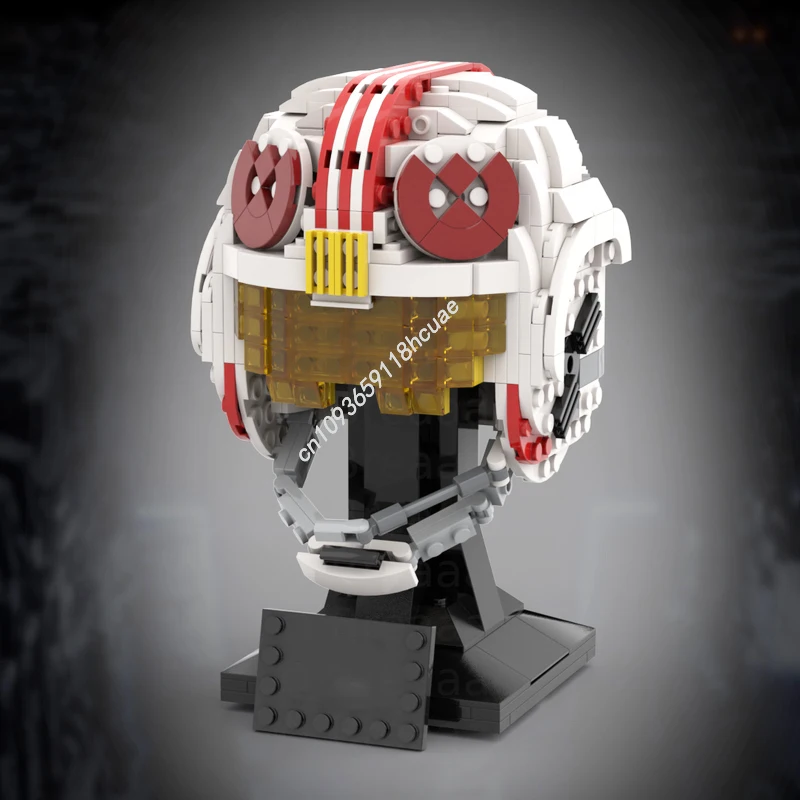 575 قطعة خوذة ستار باتل لوك الطيار مجموعة خوذة نموذج وحدات Moc اللبنات التراص الطوب لعبة أطفال إبداعية هدية #1