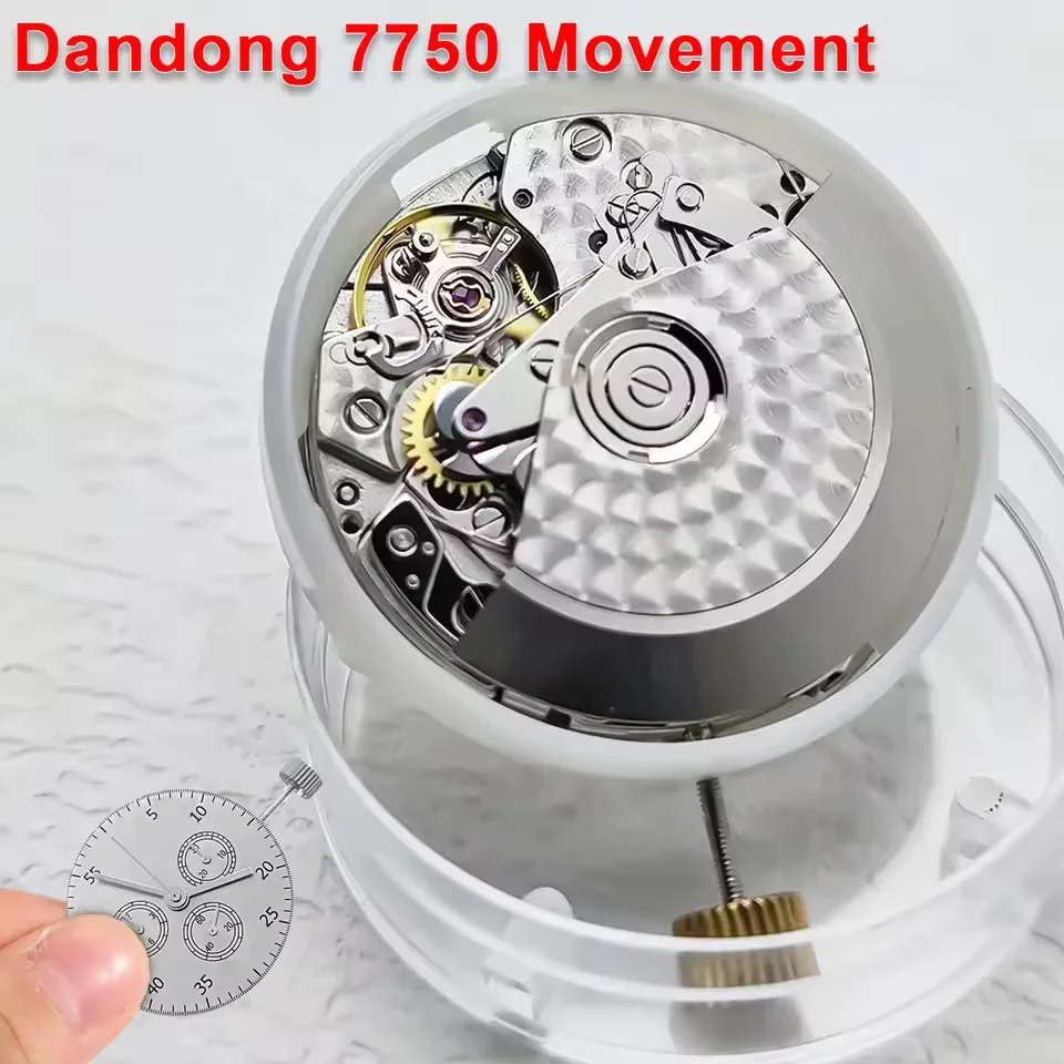

Механизм для часов 2026 Dandong 7750, копия хронографа с высокой точностью, модифицированный механизм ETA 7750